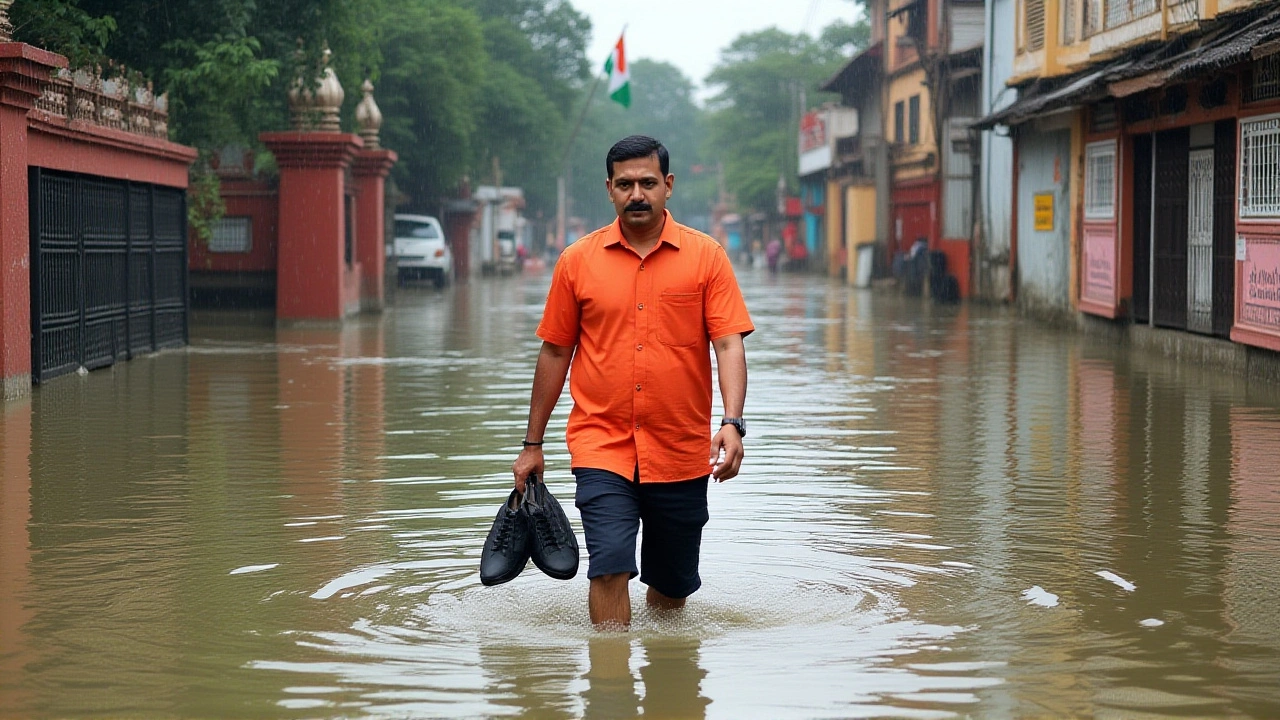 दिल्ली‑एनसीआर में बारिश: IMD चेतावनी, ट्रैफ़िक जाम, उड़ान में बाधा